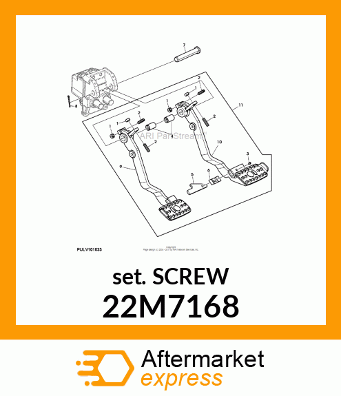 SCREW, SET, M8X30 22M7168