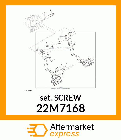 SCREW, SET, M8X30 22M7168