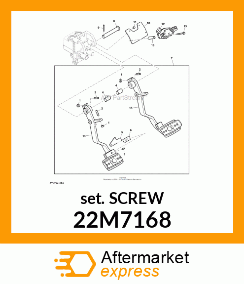 SCREW, SET, M8X30 22M7168