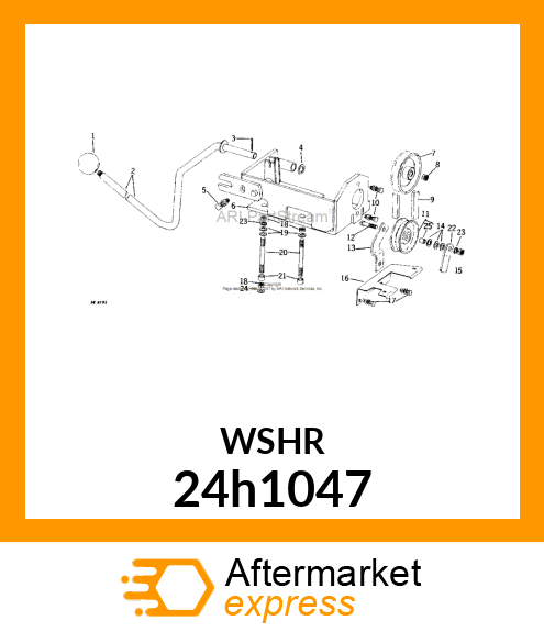 WASHER, METALLIC, ROUND HOLE 24h1047