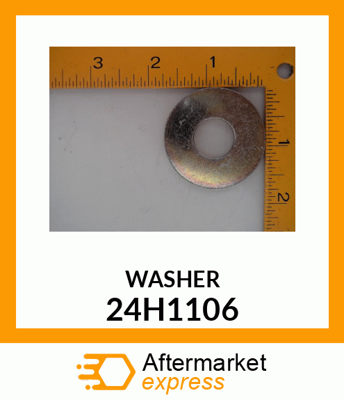 WASHER, METALLIC, ROUND HOLE 24H1106