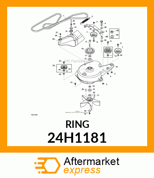 WASHER, METALLIC, ROUND HOLE 24H1181