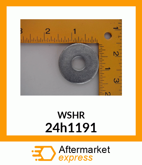 WASHER, METALLIC, ROUND HOLE 24h1191