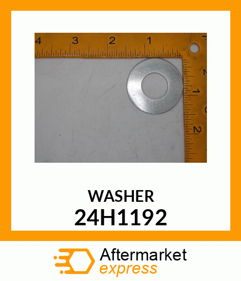 WASHER, METALLIC, ROUND HOLE 24H1192