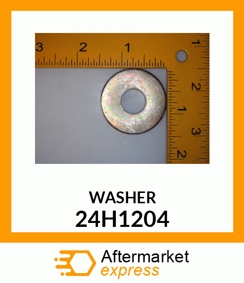 WASHER, METALLIC, ROUND HOLE 24H1204