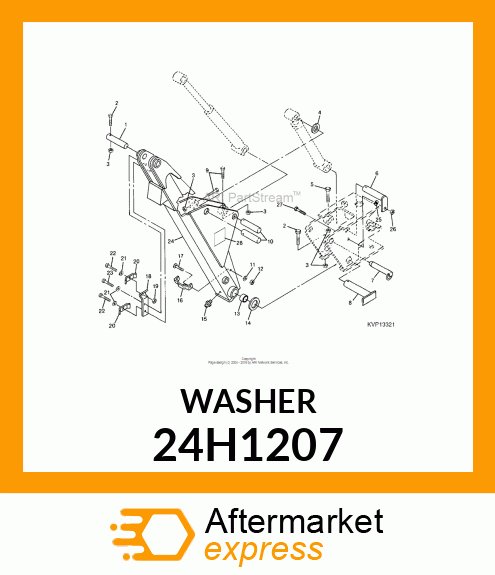 WASHER, METALLIC, ROUND HOLE 24H1207