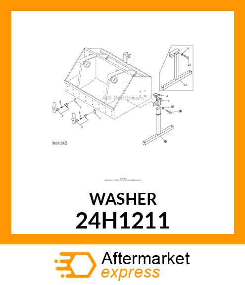 WASHER, METALLIC, ROUND HOLE 24H1211