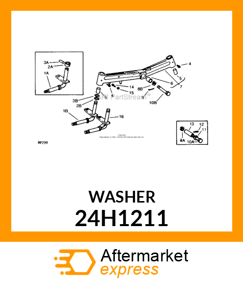 WASHER, METALLIC, ROUND HOLE 24H1211