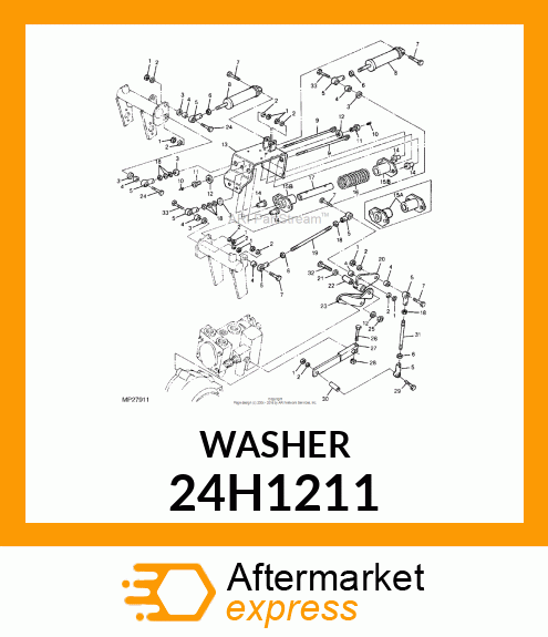 WASHER, METALLIC, ROUND HOLE 24H1211