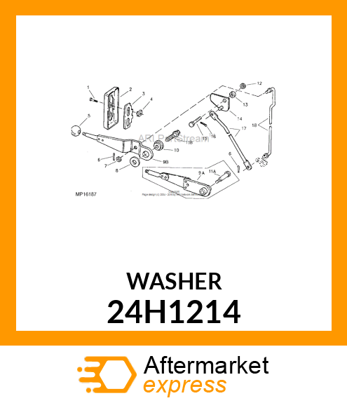 WASHER, METALLIC, ROUND HOLE 24H1214