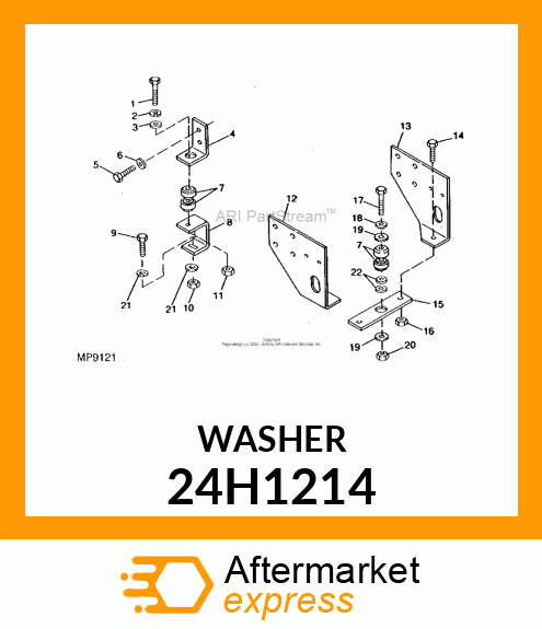 WASHER, METALLIC, ROUND HOLE 24H1214