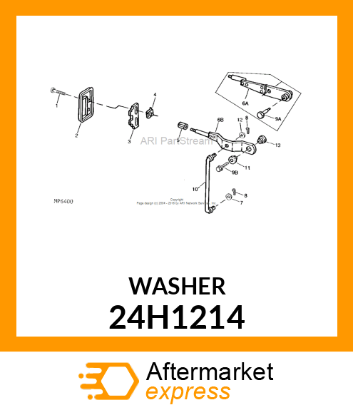 WASHER, METALLIC, ROUND HOLE 24H1214