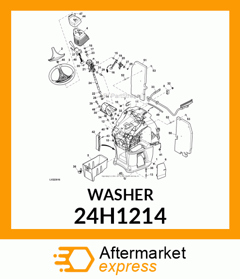 WASHER, METALLIC, ROUND HOLE 24H1214