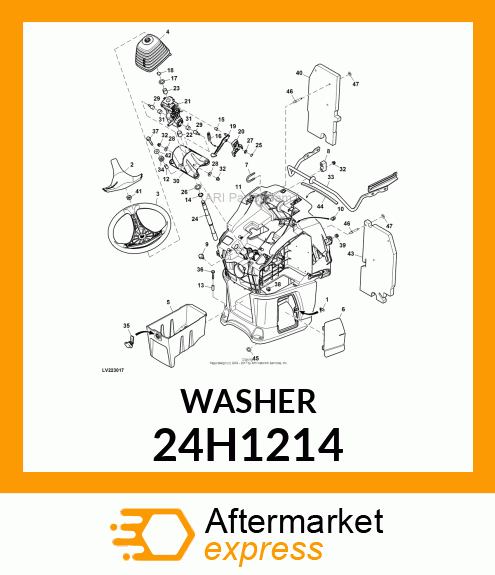 WASHER, METALLIC, ROUND HOLE 24H1214