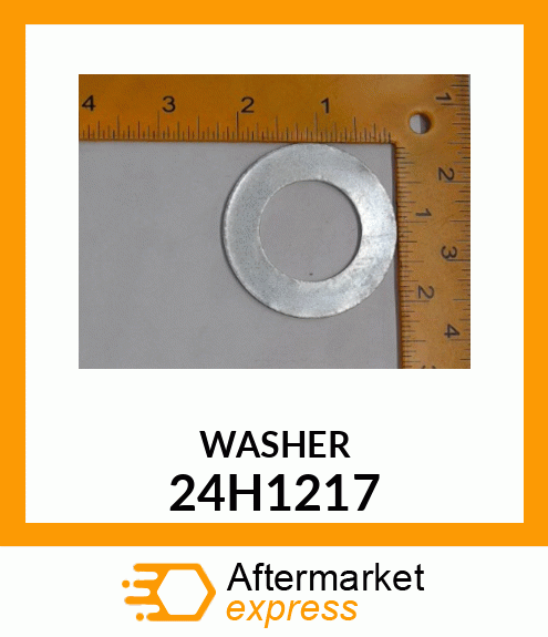 WASHER, METALLIC, ROUND HOLE 24H1217