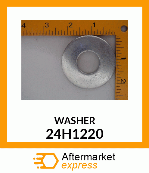 WASHER, METALLIC, ROUND HOLE 24H1220