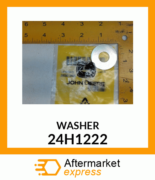 WASHER, METALLIC, ROUND HOLE 24H1222