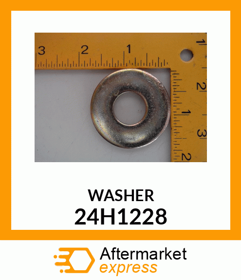 WASHER, METALLIC, ROUND HOLE 24H1228