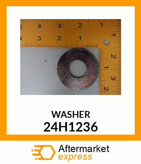 WASHER, METALLIC, ROUND HOLE 24H1236