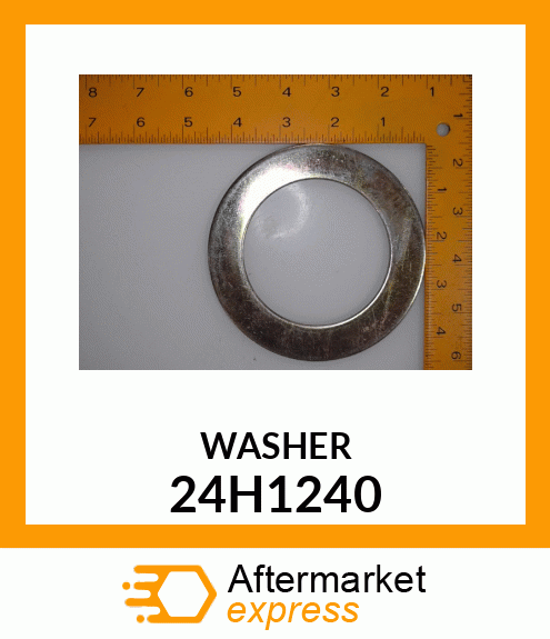 WASHER, METALLIC, ROUND HOLE 24H1240