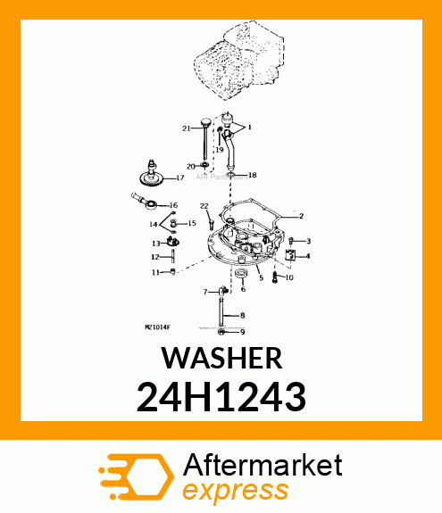 WASHER, METALLIC, ROUND HOLE 24H1243