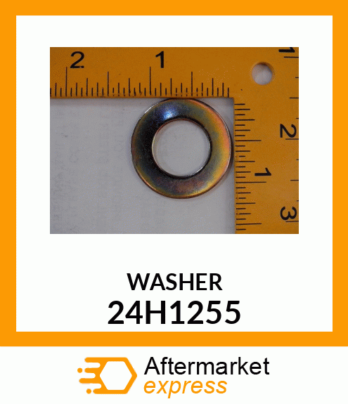 WASHER, METALLIC, ROUND HOLE 24H1255