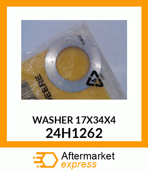 WASHER, METALLIC, ROUND HOLE 24H1262