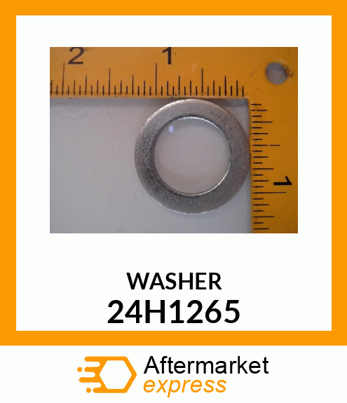 WASHER, METALLIC, ROUND HOLE 24H1265