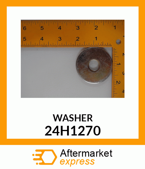 WASHER, METALLIC, ROUND HOLE 24H1270