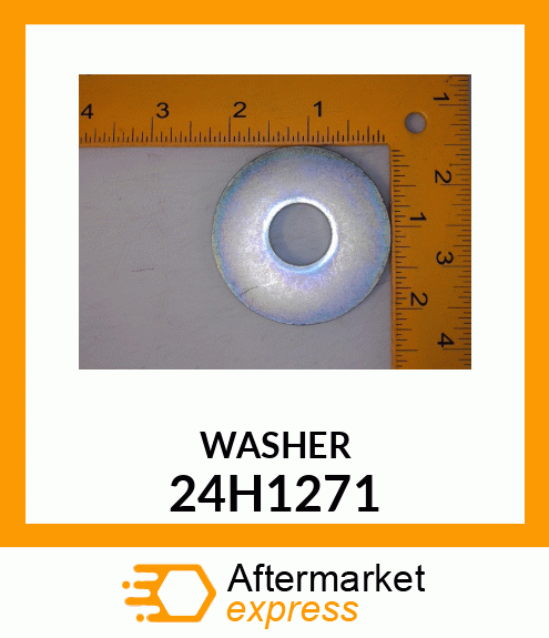 WASHER, METALLIC, ROUND HOLE 24H1271