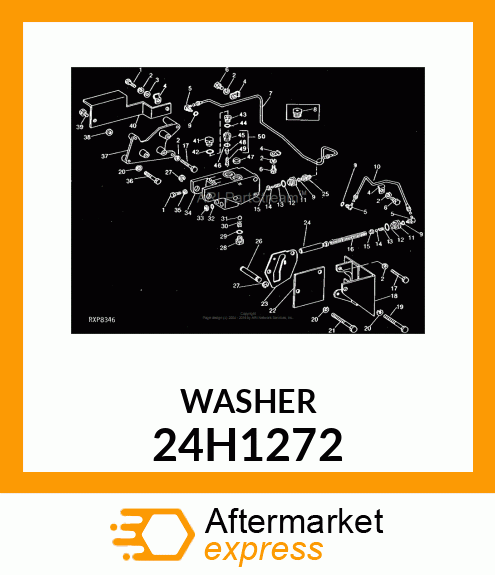 WASHER, METALLIC, ROUND HOLE 24H1272