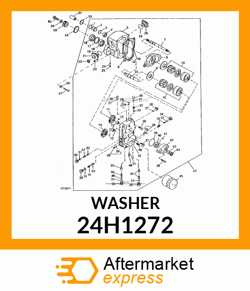 WASHER, METALLIC, ROUND HOLE 24H1272