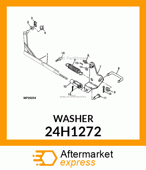 WASHER, METALLIC, ROUND HOLE 24H1272