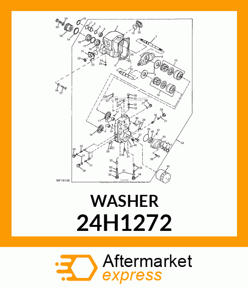 WASHER, METALLIC, ROUND HOLE 24H1272