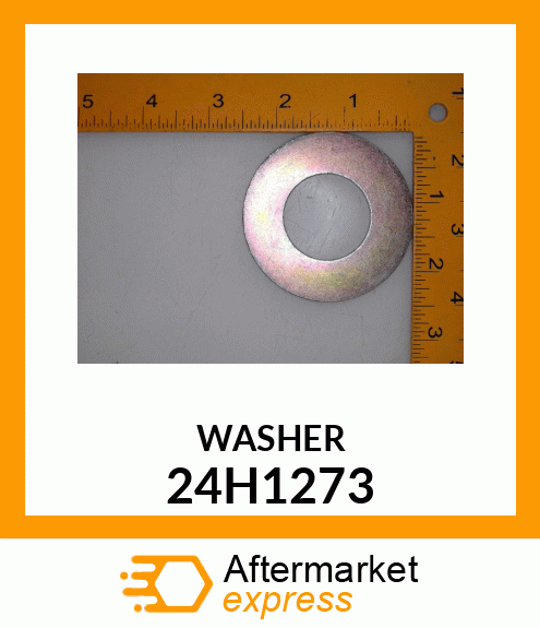 WASHER, METALLIC, ROUND HOLE 24H1273