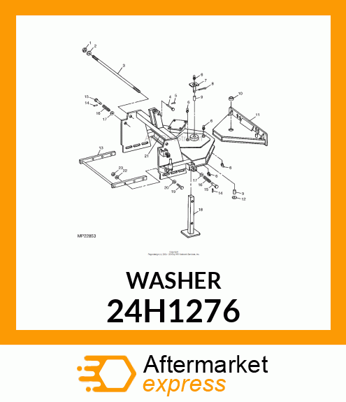 WASHER, METALLIC, ROUND HOLE 24H1276