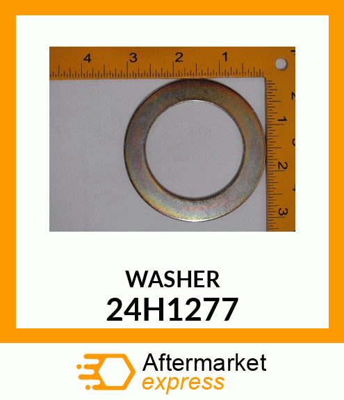 WASHER, METALLIC, ROUND HOLE 24H1277