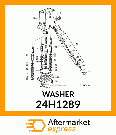 WASHER .328 X .625 X .048 ZINC 24H1289