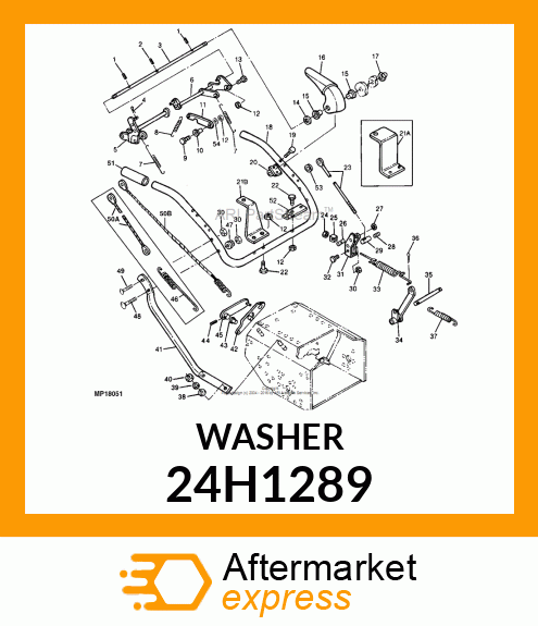 WASHER .328 X .625 X .048 ZINC 24H1289