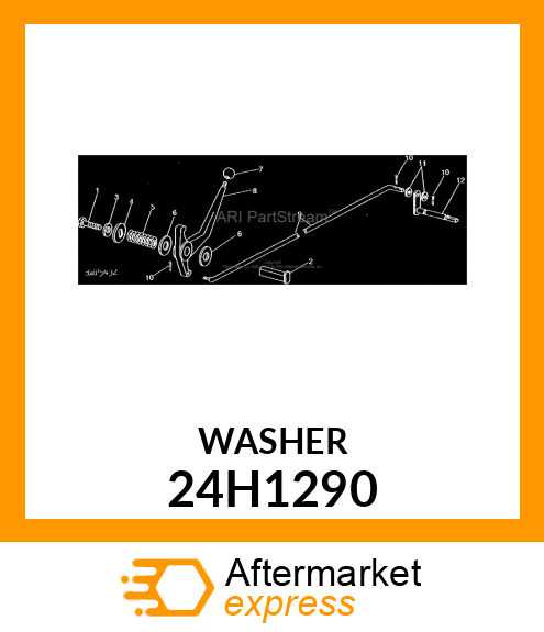 WASHER, METALLIC, ROUND HOLE 24H1290