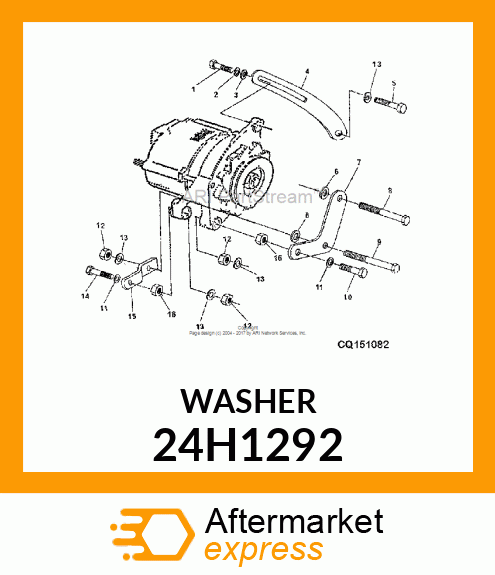 WASHER, METALLIC, ROUND HOLE 24H1292