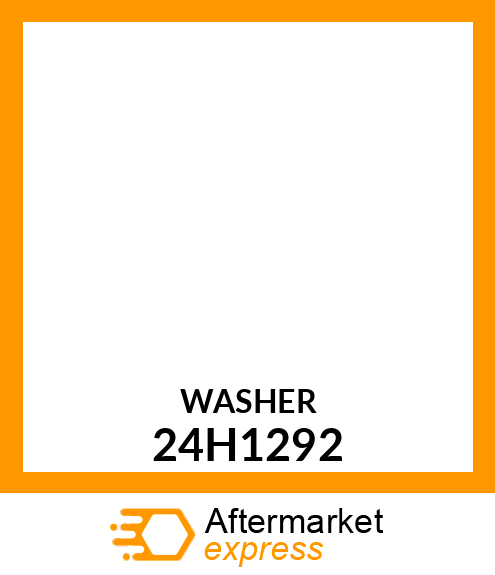 WASHER, METALLIC, ROUND HOLE 24H1292