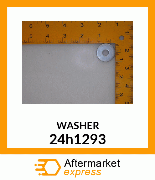 WASHER, METALLIC, ROUND HOLE 24h1293