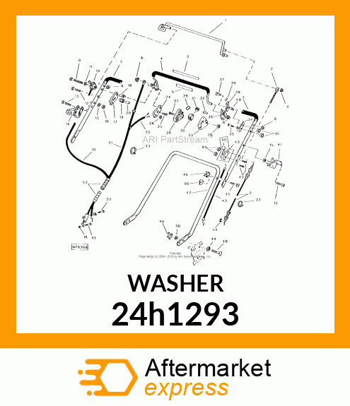 WASHER, METALLIC, ROUND HOLE 24h1293