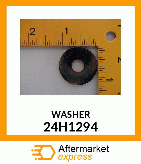 WASHER, METALLIC, ROUND HOLE 24H1294