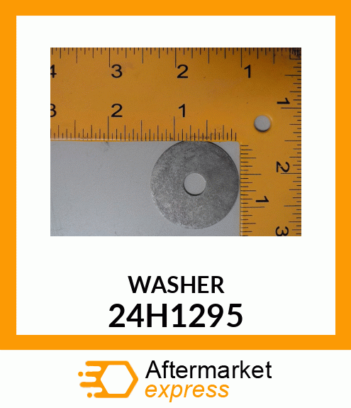 WASHER, METALLIC, ROUND HOLE 24H1295