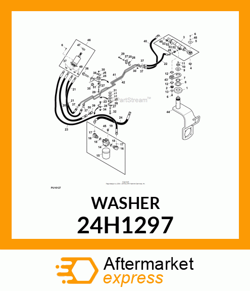 WASHER, METALLIC, ROUND HOLE 24H1297