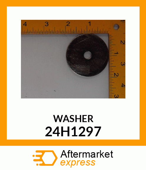 WASHER, METALLIC, ROUND HOLE 24H1297