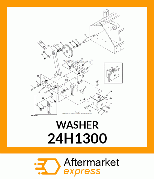 WASHER, METALLIC, ROUND HOLE 24H1300