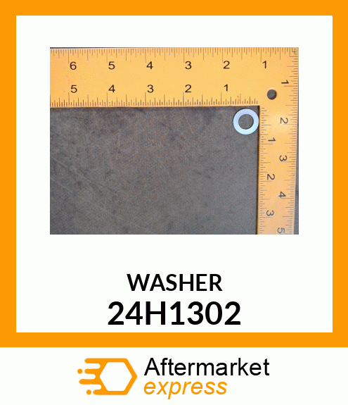 WASHER, METALLIC, ROUND HOLE 24H1302